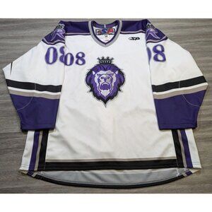 Vintage Reading Royals Pro 58 ECHL SP Hockey Jersey Fight Strap White 08